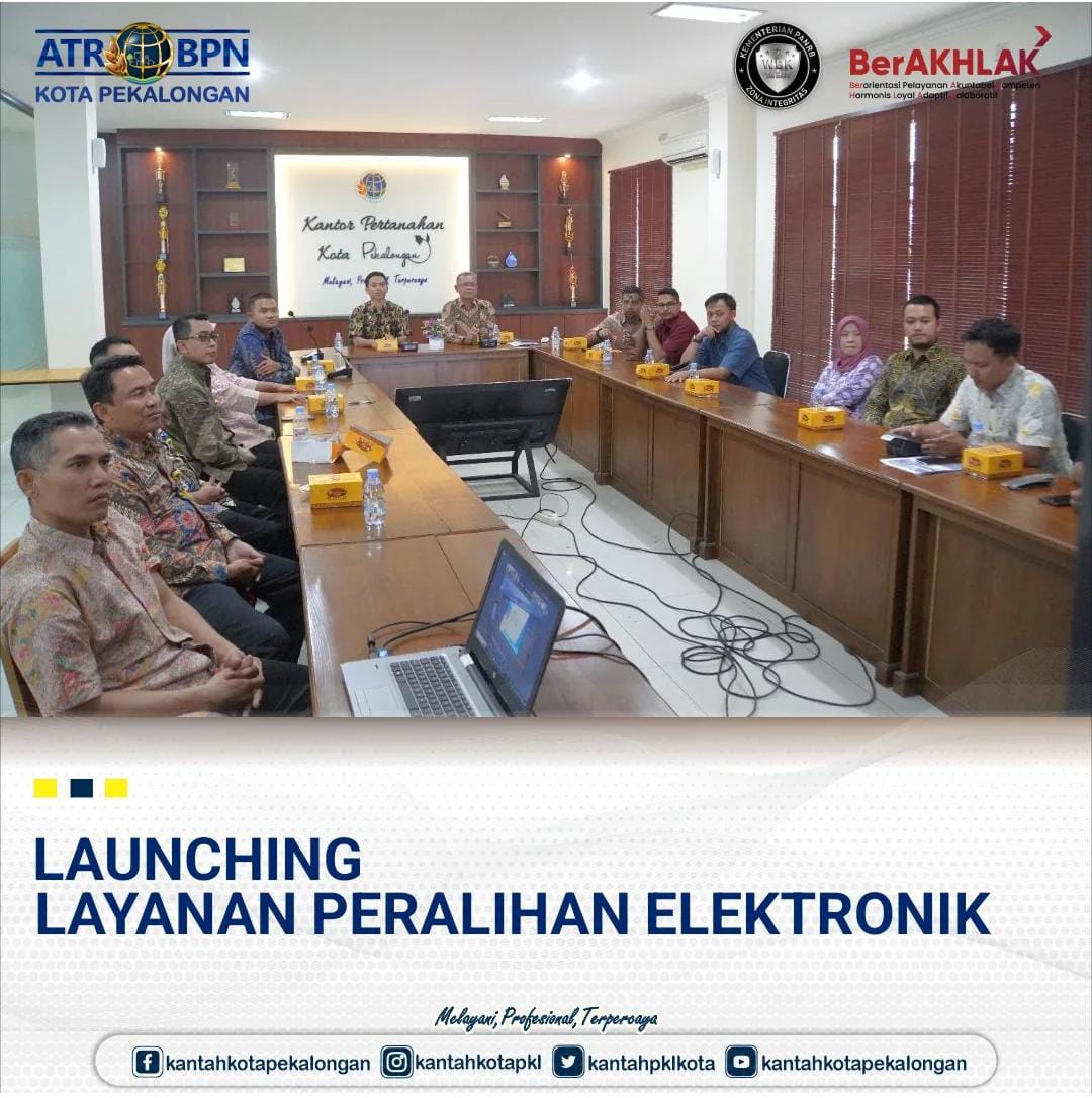 Launching Layanan Peralihan Elektronik