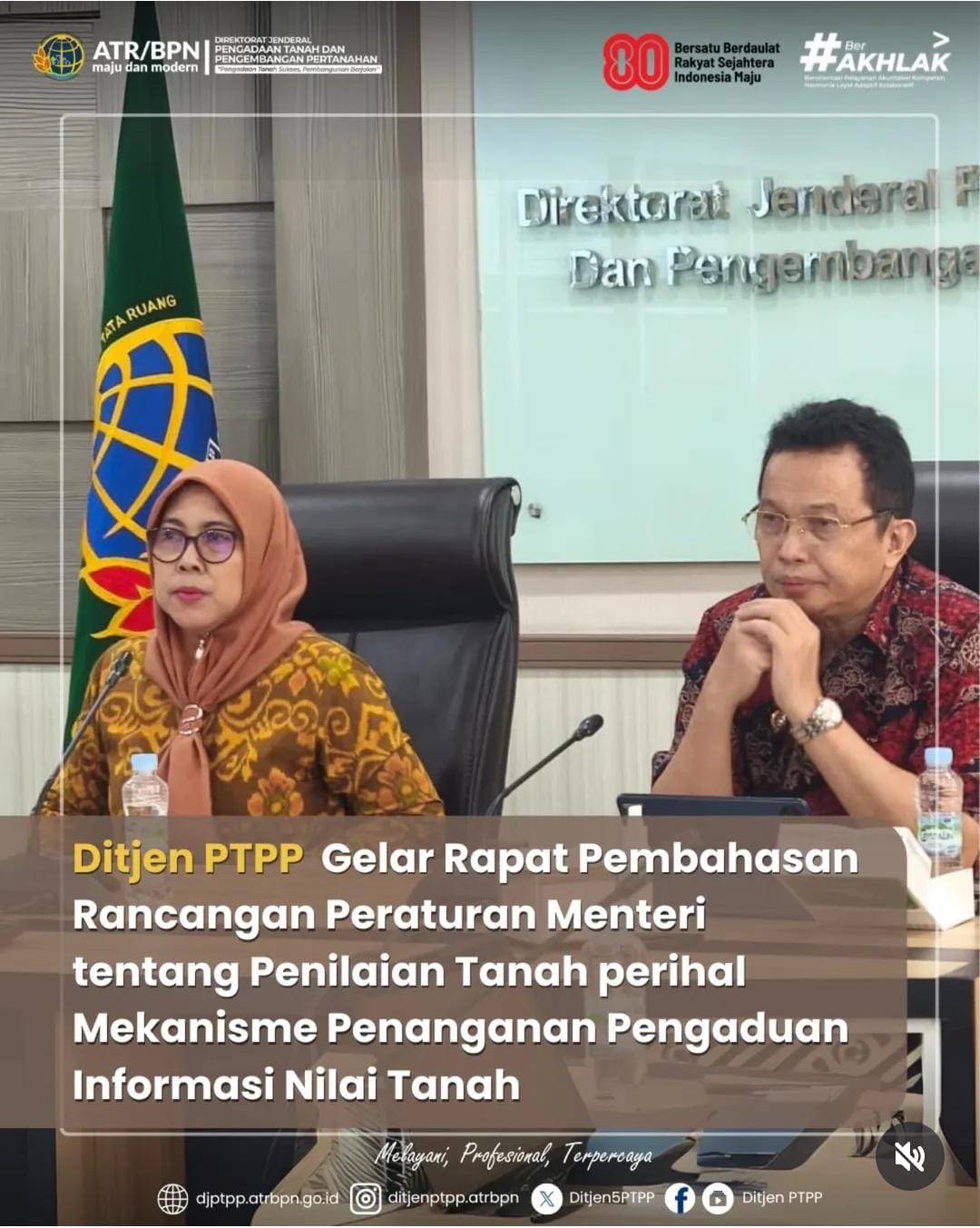 Ditjen PTPP Gelar Rapat Pembahasan Rancangan Peraturan Menteri tentang Penilaian Tanah perihal Mekanisme Penanganan Pengaduan Informasi Nilai Tanah