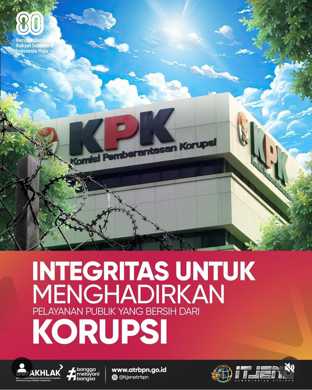 Integritas Untuk Menghadirkan Pelayanan Publik Yang Bersih dari Korupsi