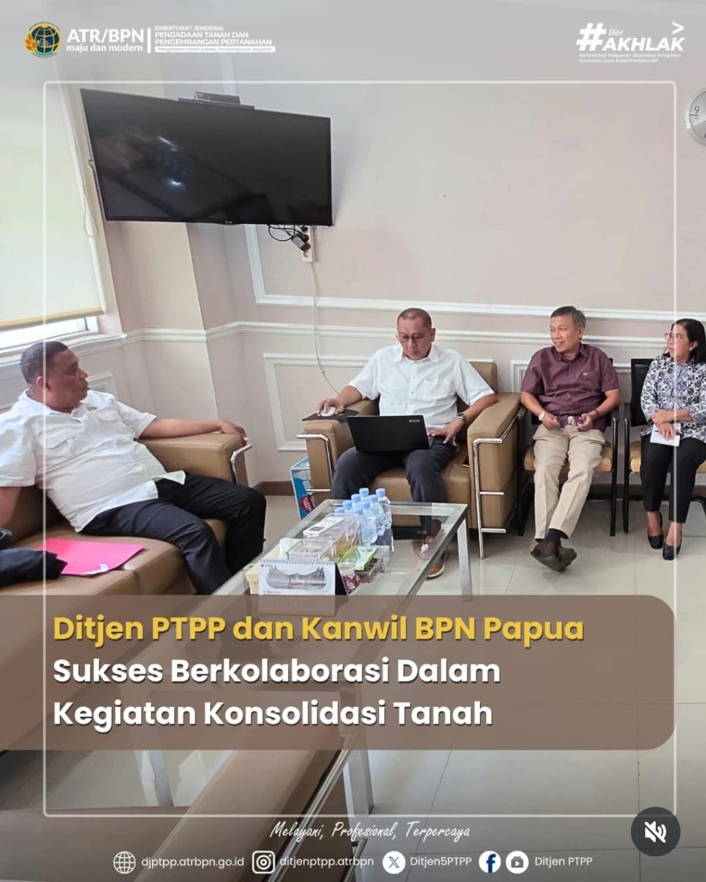 Ditjen PTPP dan Kanwil BPN Papua Sukses Berkolaborasi Dalam Kegiatan Konsolidasi Tanah