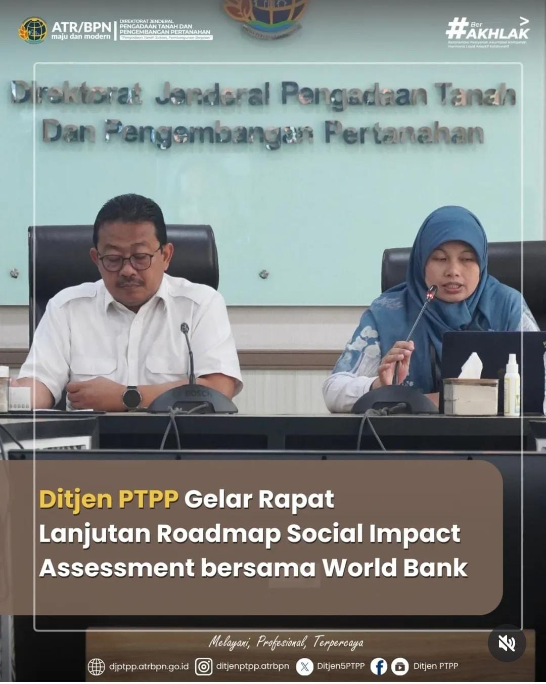 Ditjen PTPP Gelar Rapat Lanjutan Roadmap Social Impact Assessment bersama World Bank