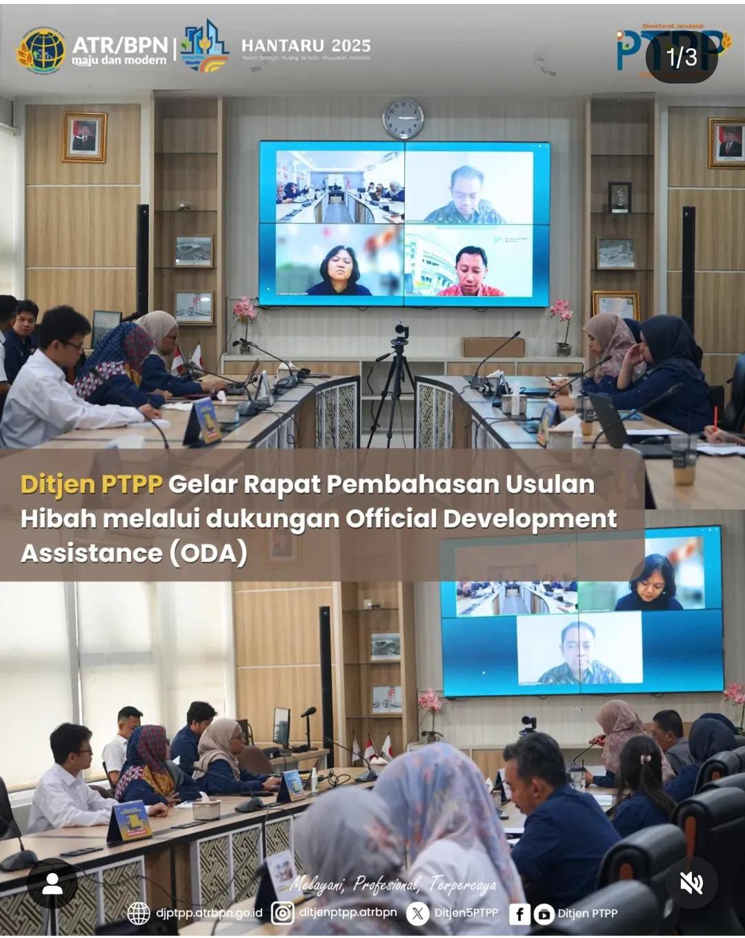 Ditjen PTPP Gelar Rapat Pembahasan Usulan Hibah melalui dukungan Official Development Assistance (ODA)