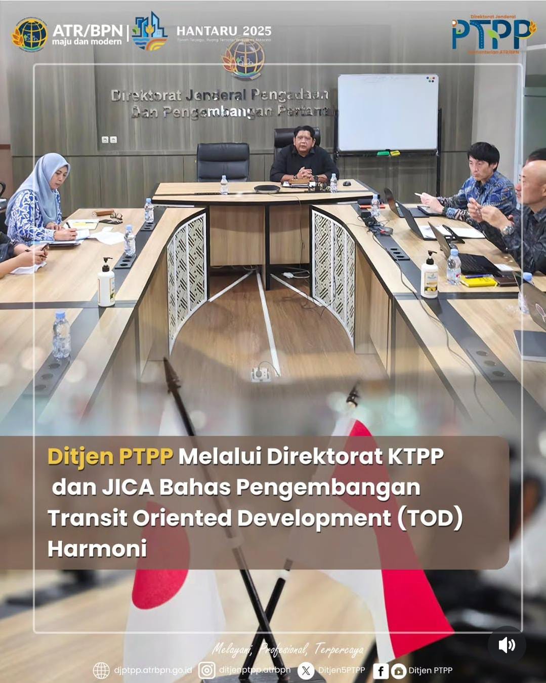 Ditjen PTPP Melalui Direktorat KTPP dan JICA Bahas Pengembangan Transit Oriented Development (TOD) Harmoni