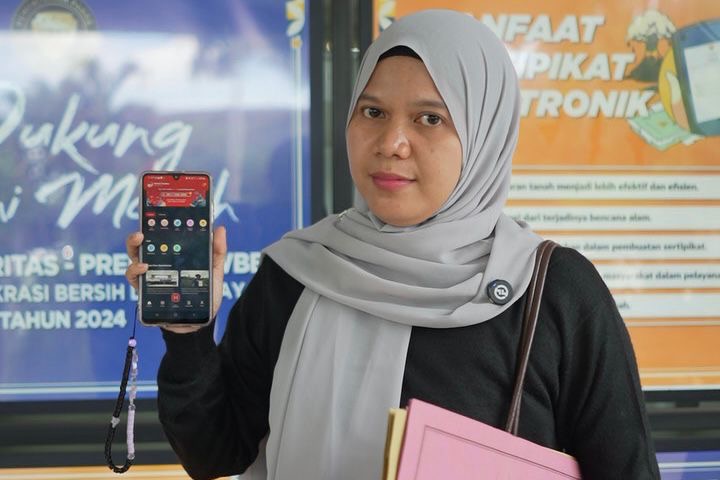 Manfaatkan Sentuh Tanahku, Urus Sertipikat Tak Perlu Lagi Bolak-balik ke Kantor Pertanahan