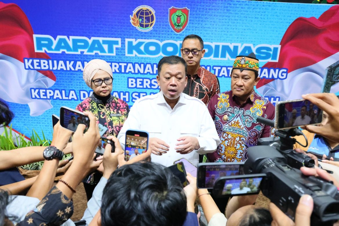 Menteri ATR/Kepala BPN Minta Pemda Prioritaskan LP2B dalam Revisi RTRW untuk Ketahanan Pangan Nasional