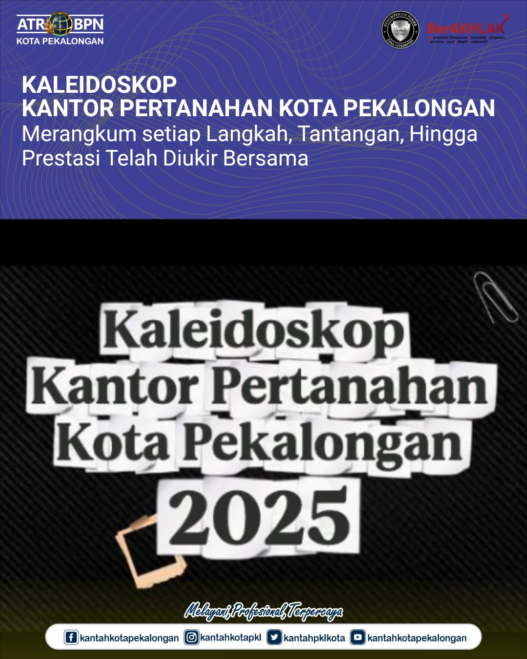 KALEIDOSKOP KANTOR PERTANAHAN KOTA PEKALONGAN