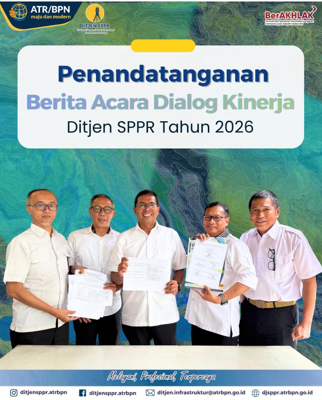 Penandatanganan Berita Acara Dialog Kinerja Ditjen SPPR Tahun 2026
