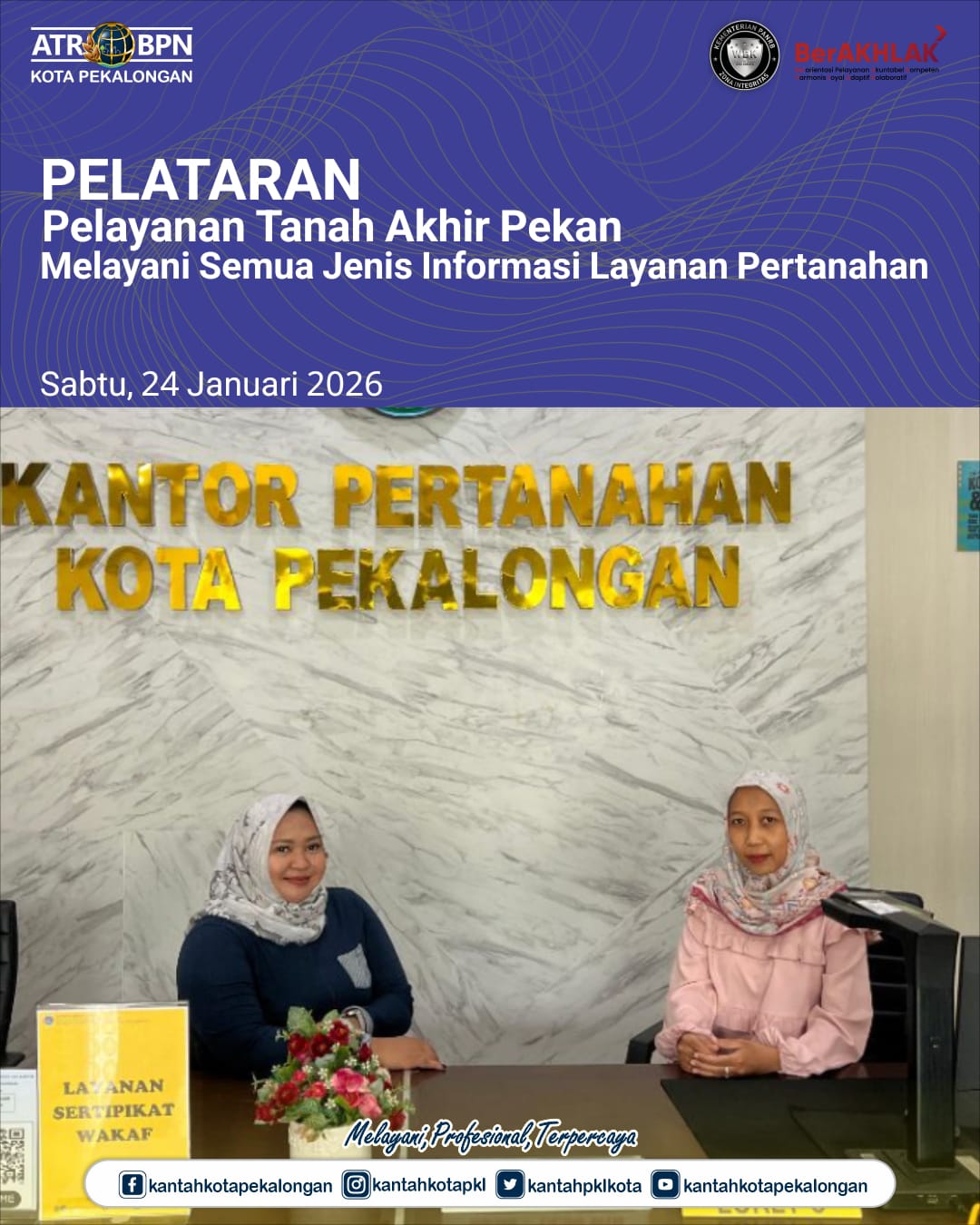 Pelataran Kantor Pertanahan Kota Pekalongan