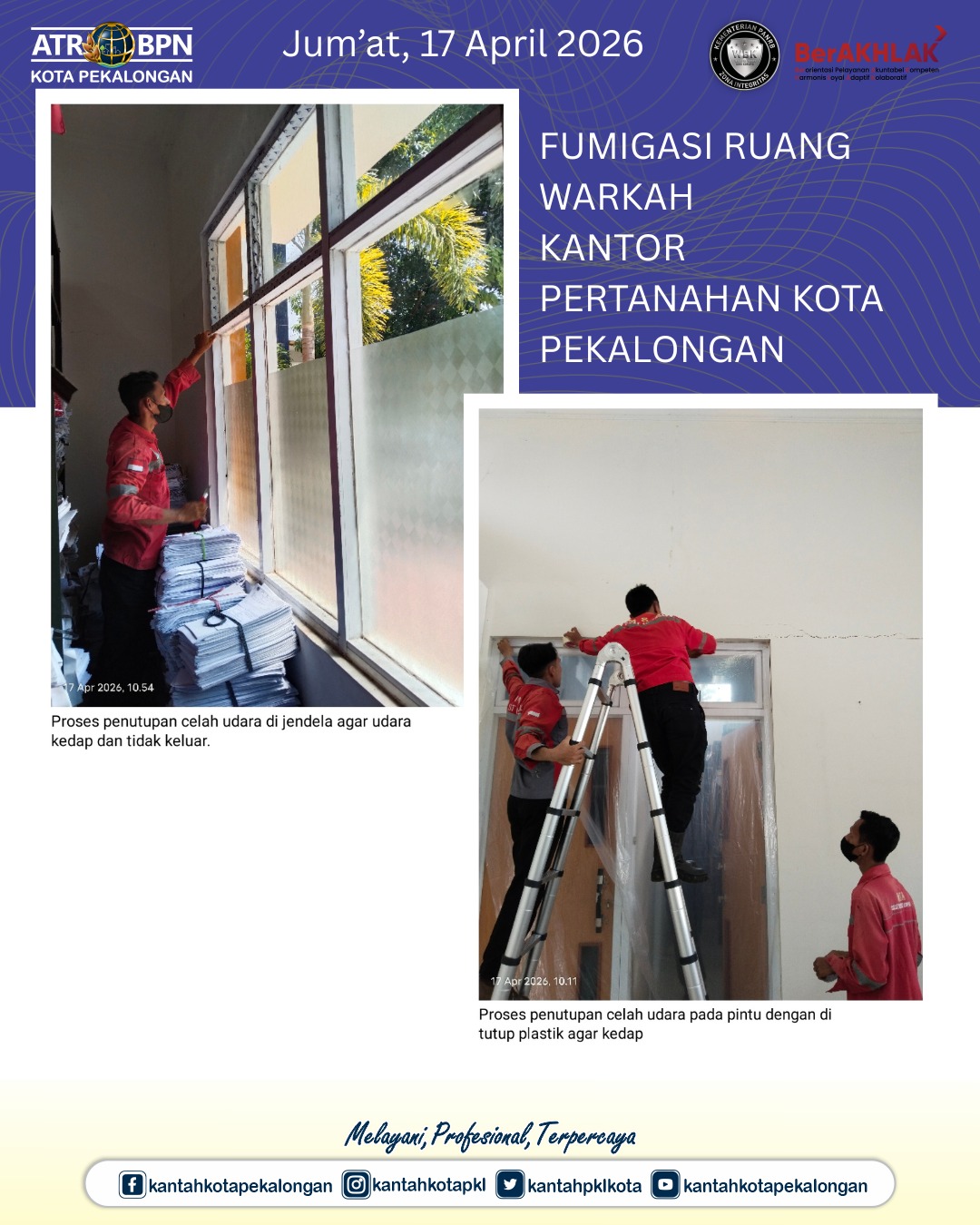 Menjaga Arsip, Menjaga Nilai Autentik, Menjaga layanan.